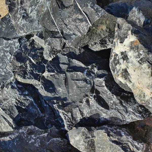 Alpensteine Schwarz/Grau 10cm bis 35cm