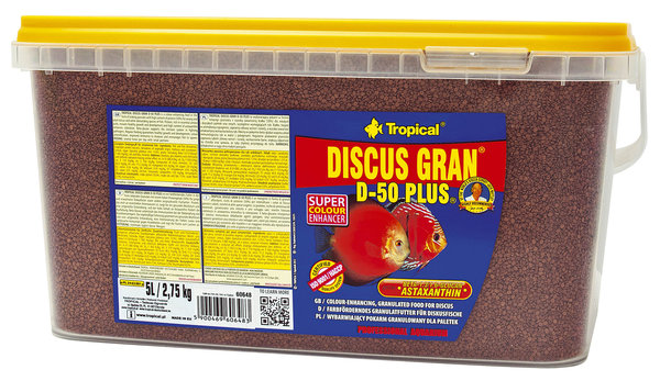 Tropical Discus Gran D-50 Plus Granulat 10 Liter