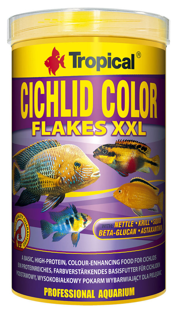 Tropical Cichlid Color XXL Flake Flockenfutter