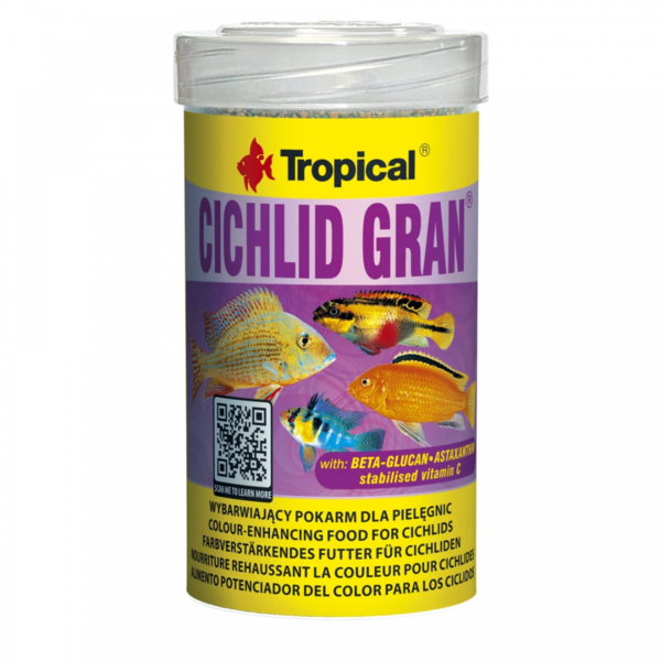 Tropical Cichlid Gran Granulat Color