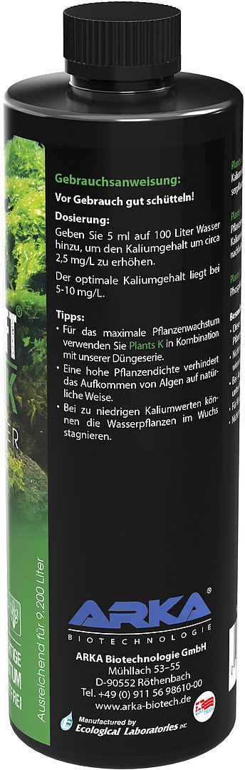 Arka PLANTS K flüssiger Kalium Dünger für Pflanzen 473ml