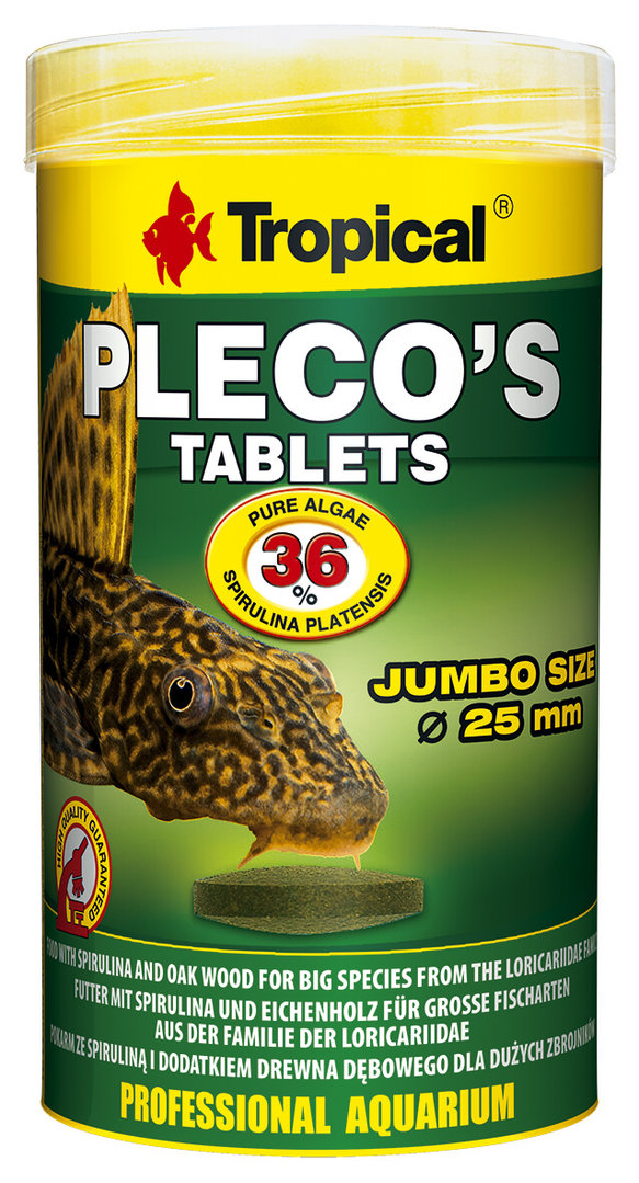 Tropical Plecos Tablets XXL Jumbo 25mm