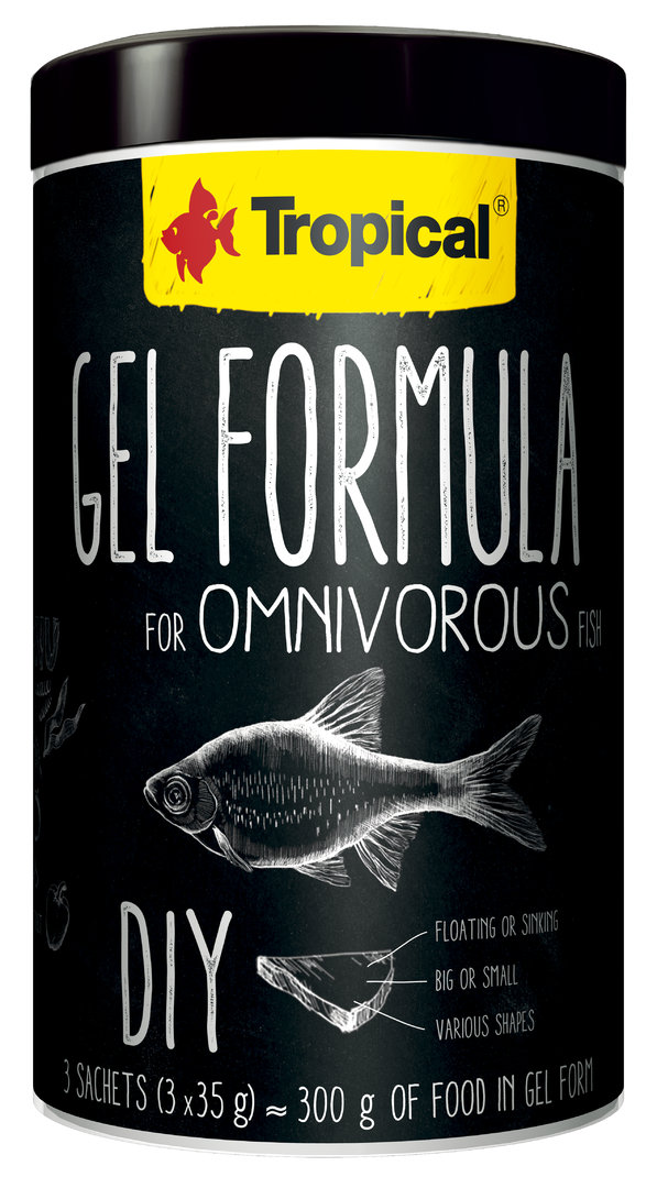 Tropical Gel Formula Omnivore 1 Liter = 3 Beutel je 35g (DIY - Do it yourself Futtergelee)