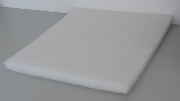 Filtervlies 50x50x2,5 cm weiß