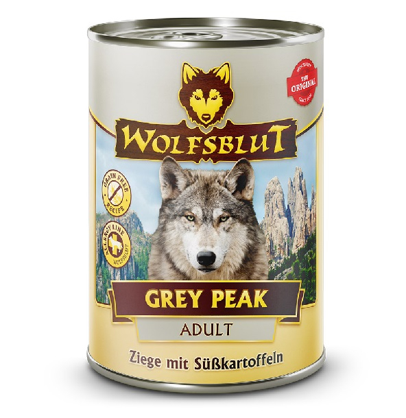 Wolfsblut Adult Grey Peak - Ziege mit Süßkartoffeln 6 x 395 g