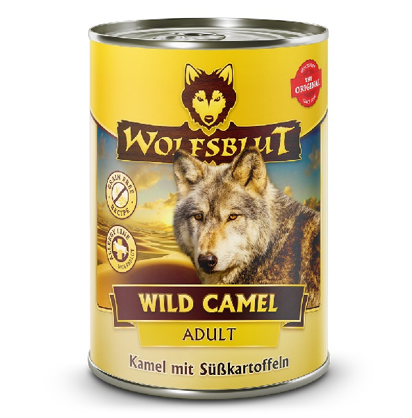 Wolfsblut Adult Wild Camel - Kamel mit Süßkartoffeln 6 x 395 g