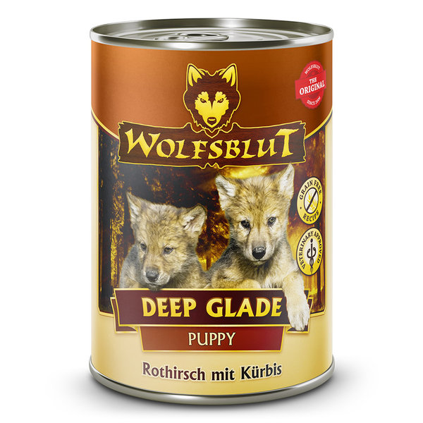 Wolfsblut Puppy Deep Glade - Rothirsch mit Kürbis 6 x 395g