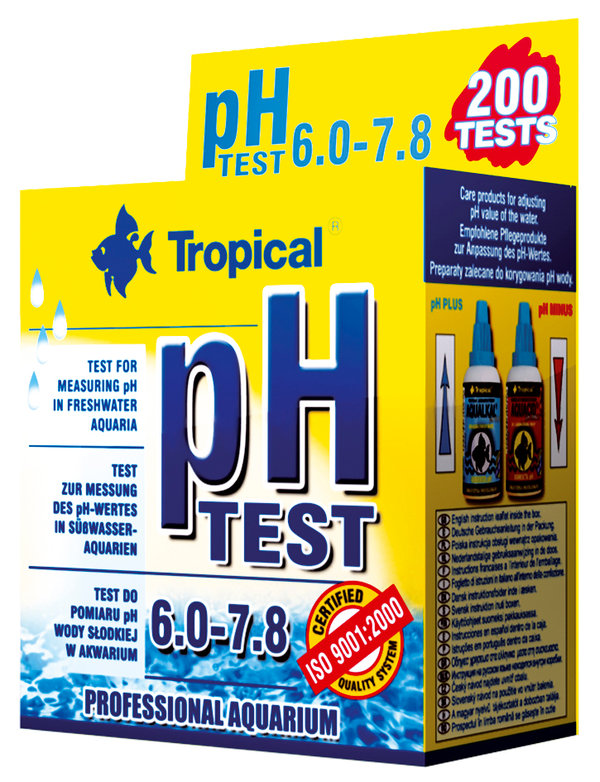 Tropical pH Test 6.0-7.8 200 Tests