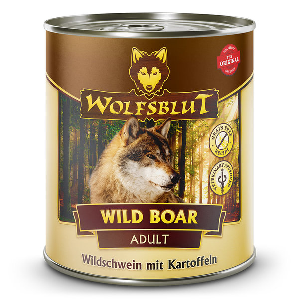 Wolfsblut Adult Wild Boar - Wildschwein mit Kartoffeln 6x 800 g
