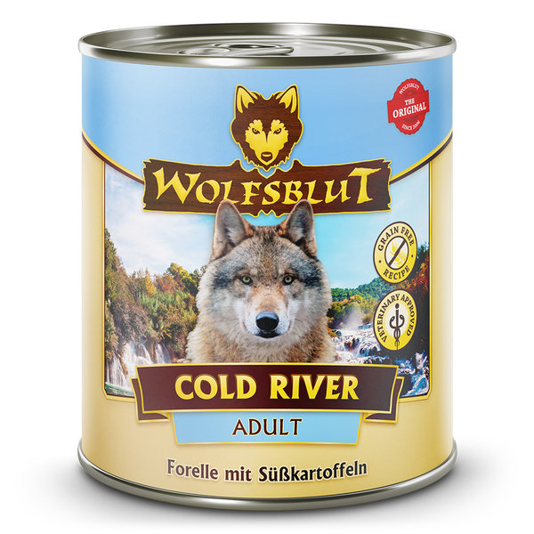 Wolfsblut Adult Cold River - Forelle mit Süßkartoffeln 6 x 800g