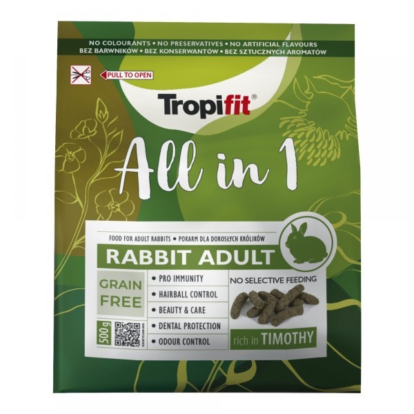 Tropifit ALL IN 1 Rabbit Adult Kaninchen 500g