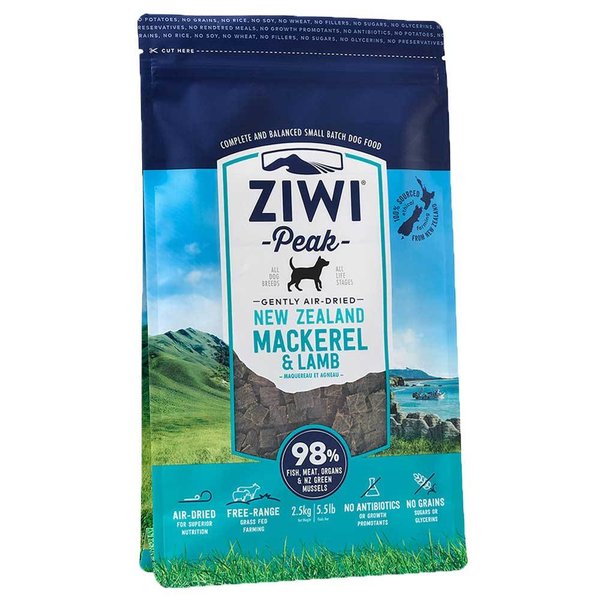 Ziwi Air Dried Dog Food Mackerel and Lamb