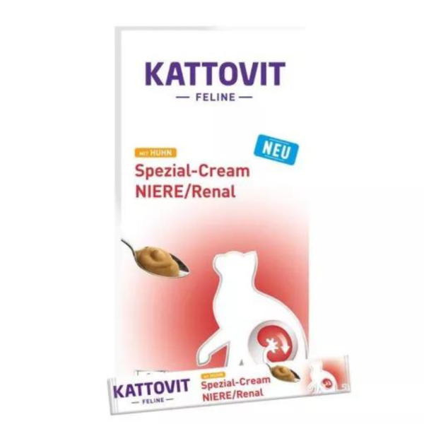 Kattovit Niere/Renal mit Huhn Spezial-Cream 66x 15g